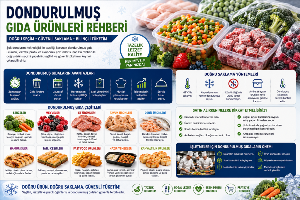 Dondurulmuş Gıda Ürünleri Rehberi