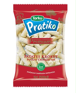 TORKU PRATİKO PREMIUM PATATES KROKET 2500 GR