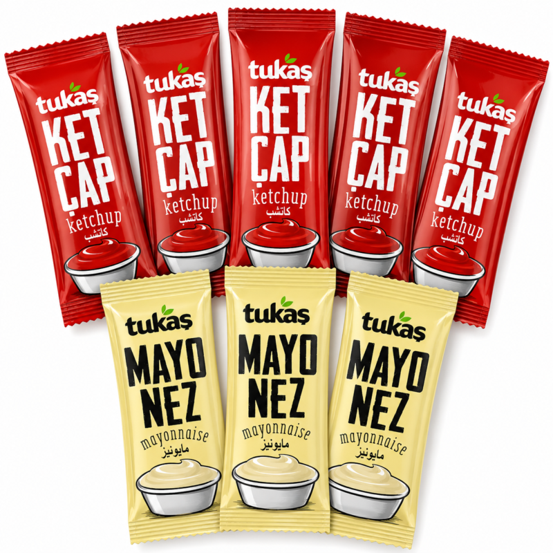 TUKAŞ STİCK KETÇAP-MAYONEZ 500