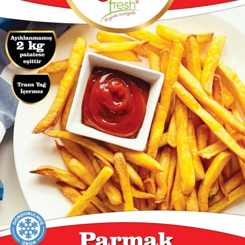 Gold Fresh Parmak Patates 9*9 1000Gr