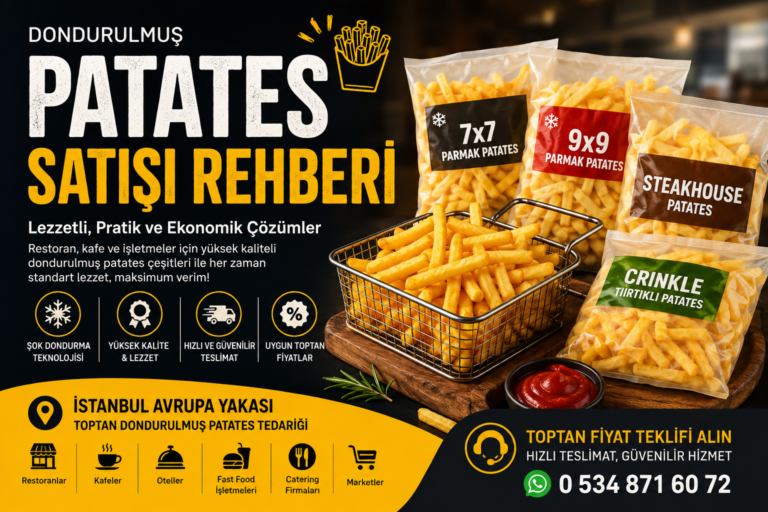 Dondurulmuş patates 2026