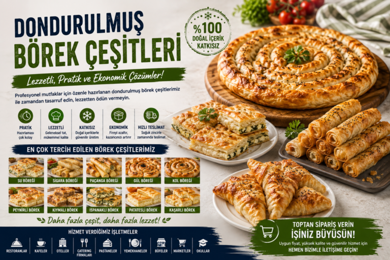 dondurulmuş börek çeşitleri