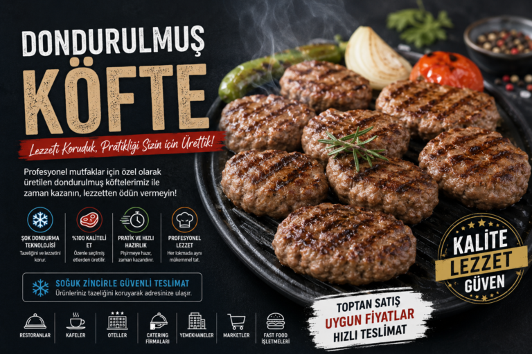 dondurulmuş köfte toptan satışı