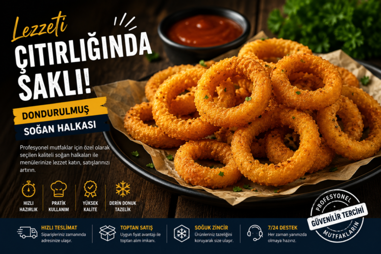 dondurulmuş soğan halkası