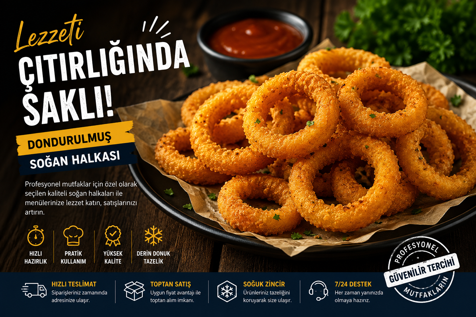 dondurulmuş soğan halkası