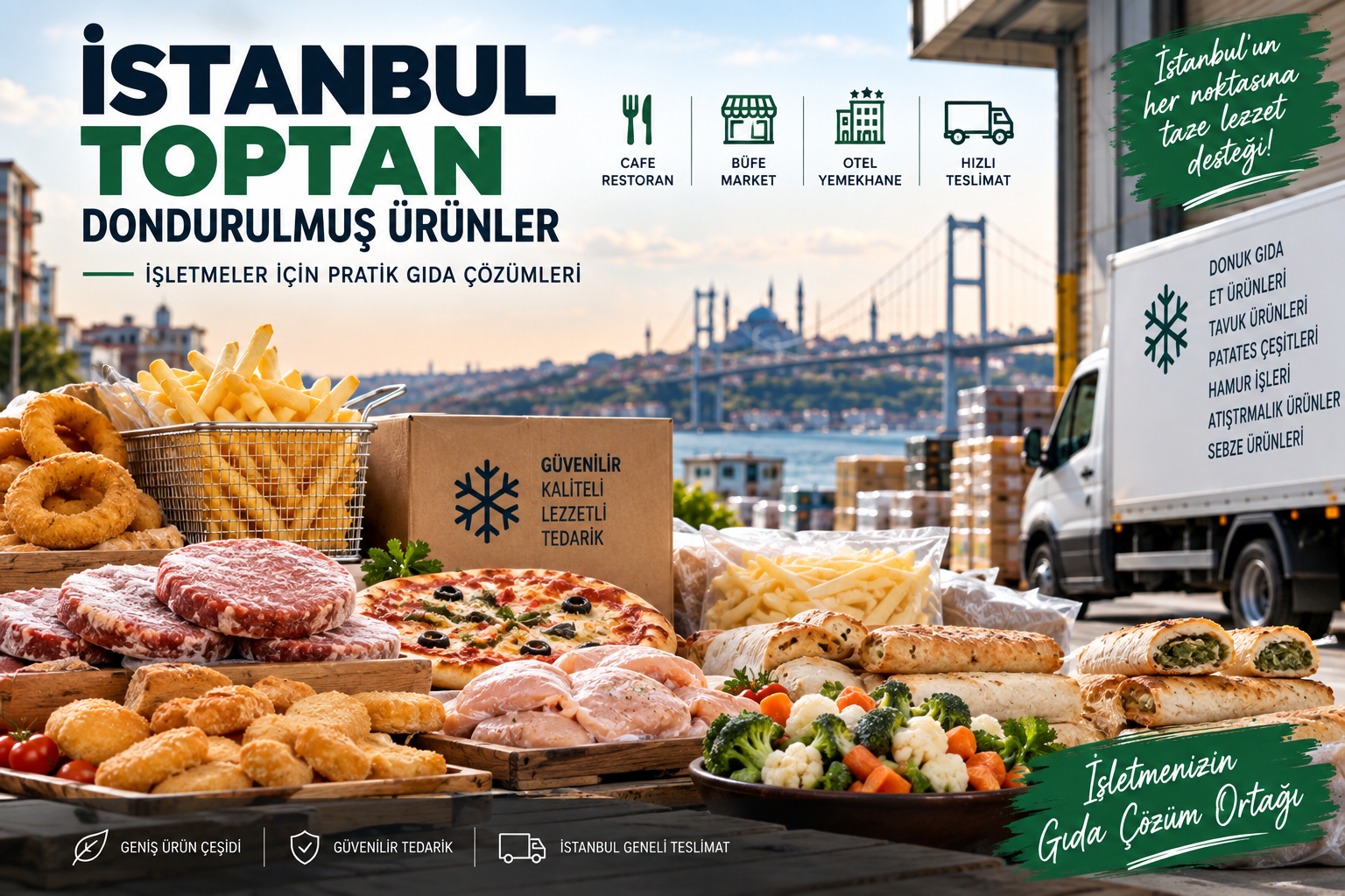 İstanbul Toptan Dondurulmuş Ürünler