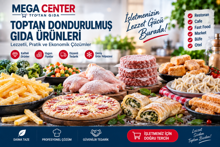 Mega Center toptan dondurulmuş gıda ürünleri